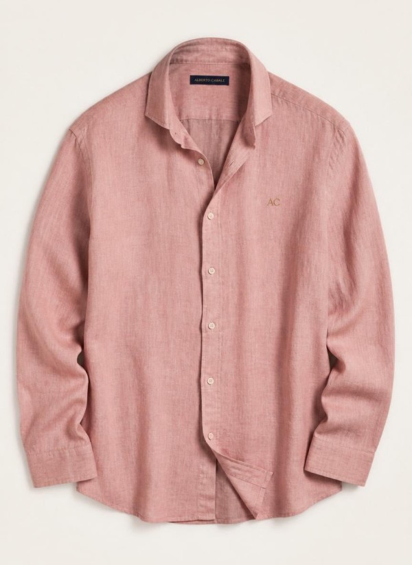 Chemise Amalfi Rose — Lin 100%