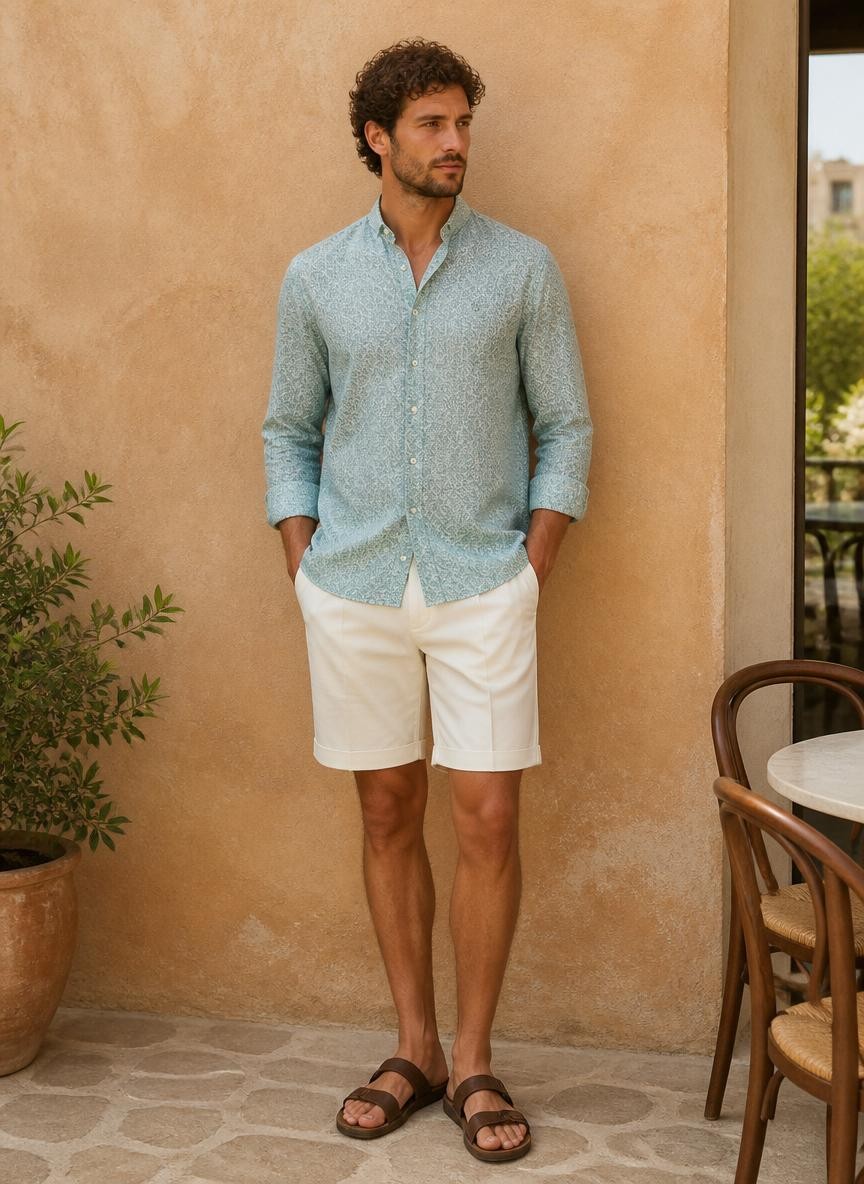 Verona Shirt Multi Print — Cotton