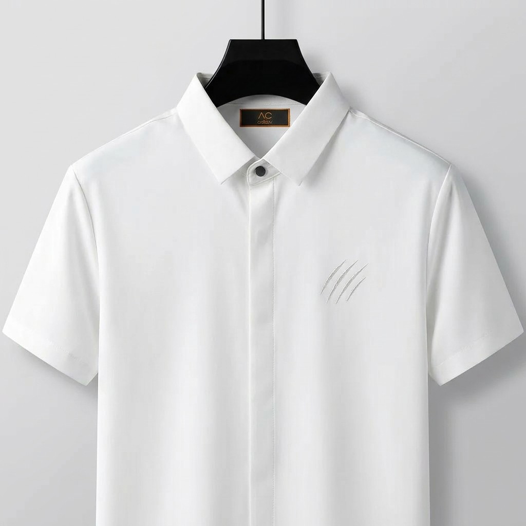 Monaco CC Comfort Shirt White — Stretch