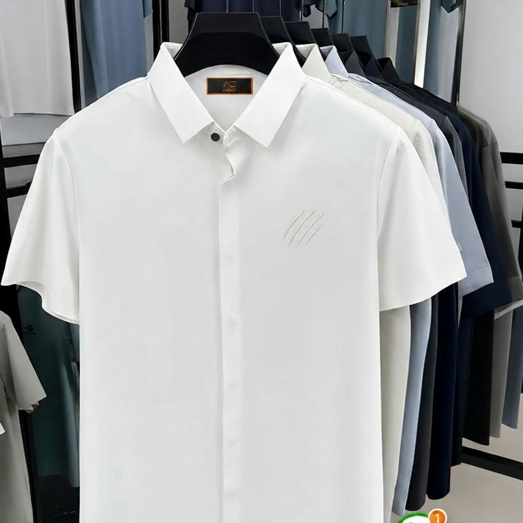 Monaco CC Comfort Shirt White — Stretch